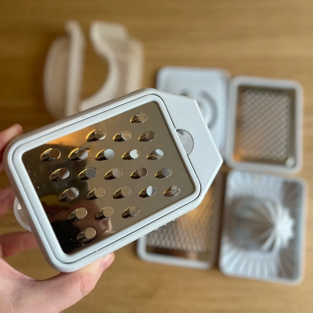 Norpro 6-in-1 Multi-Grater with Juicer & Storage Container – Stainless Steel